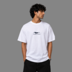 Mustang Legacy Oversized Graphic T-Shirt – White