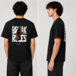 Break Rules Oversized Graphic T-Shirt – Black - Image 2